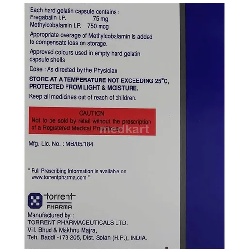 pregaba m 75mg capsule 15's